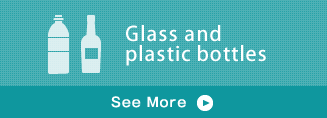 Glass and plastic bottles